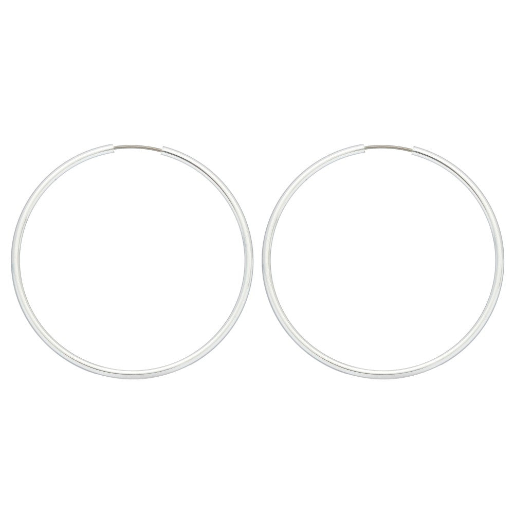 Brass Hollow Hoop Earrings