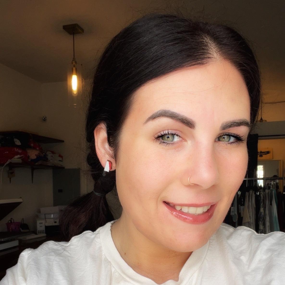 Wooden October Earrings - Free Rein on Main