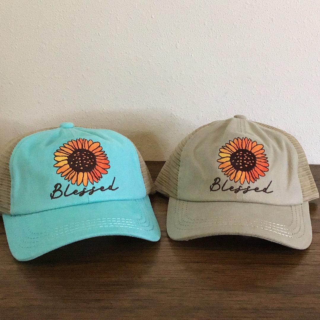 "Blessed" Sunflower Hat - Free Rein on Main